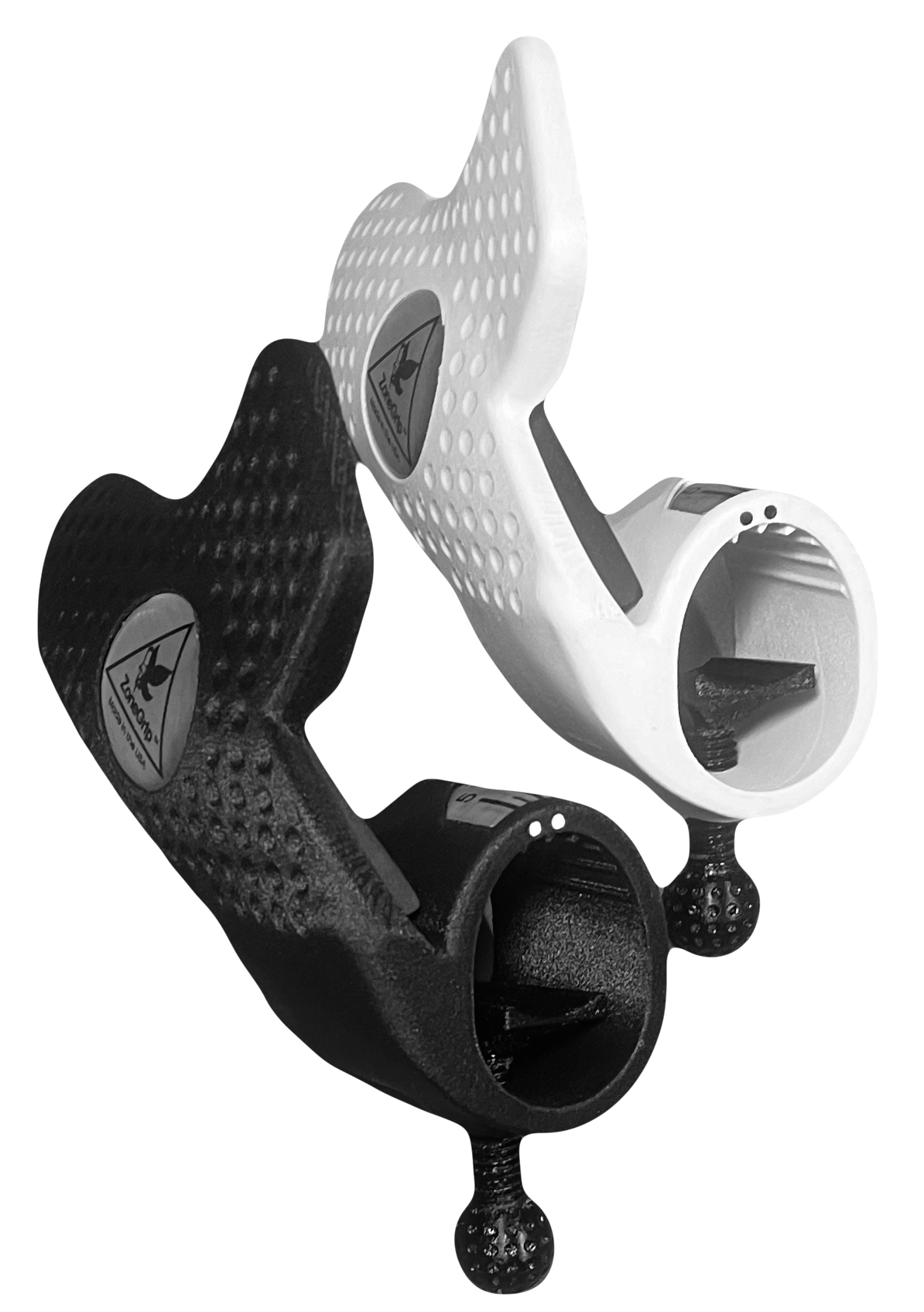 ZoneGrip training aid shown in black and white