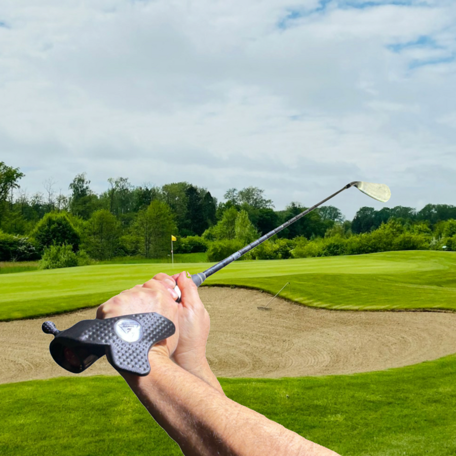 Close-up of ZoneGrip guiding the hands and wrists into position